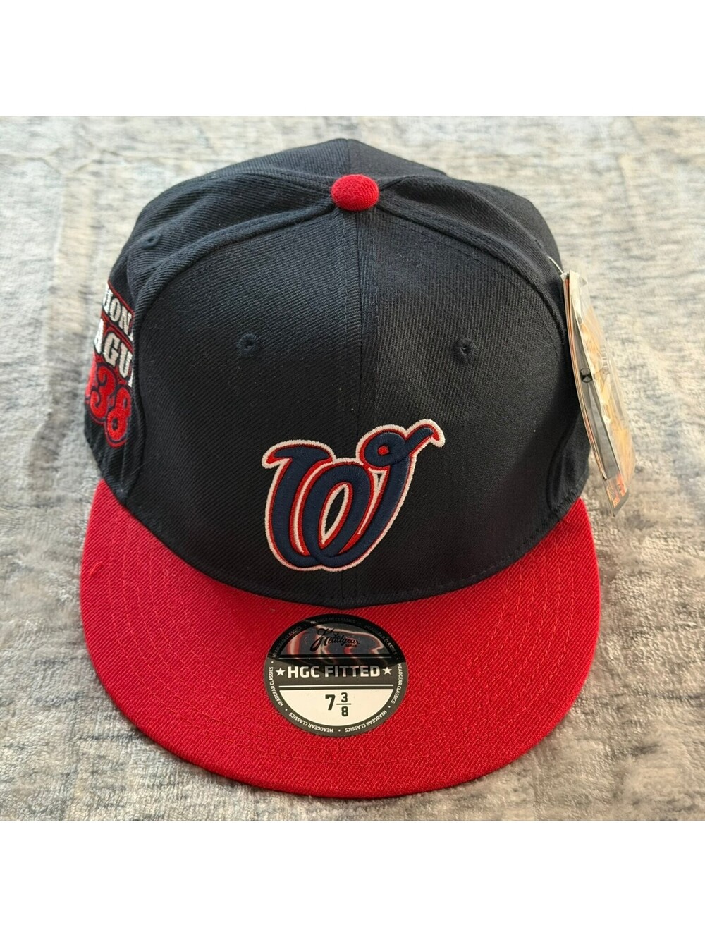 Washington Black Senators Headgear Classics Fitted Hat 7 3/8 Negro League